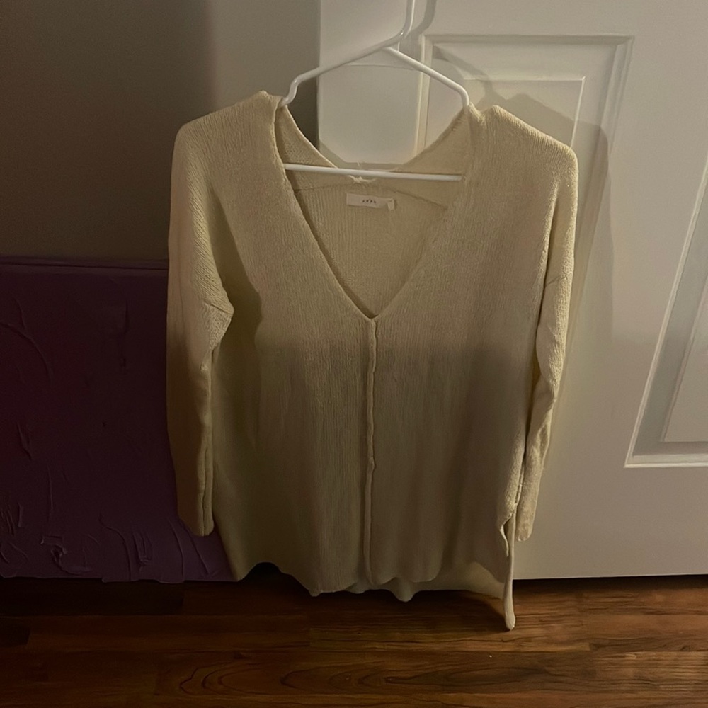 Cream sweater